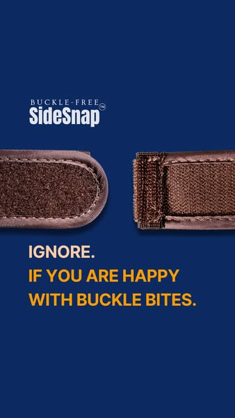 No Buckle. No Digging. No Drama