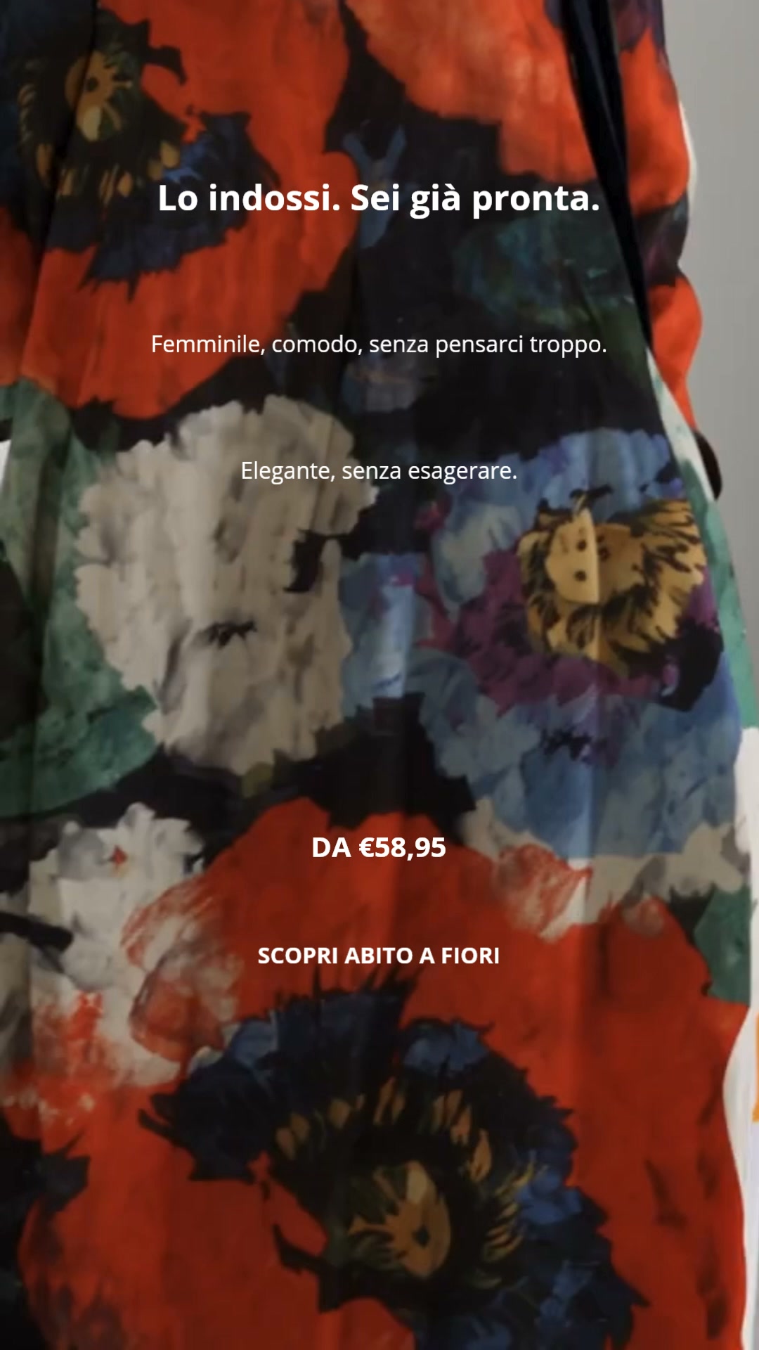 Abito a fiori per il fine estate