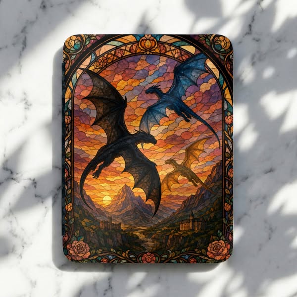 Sunset Dragons Kindle Case