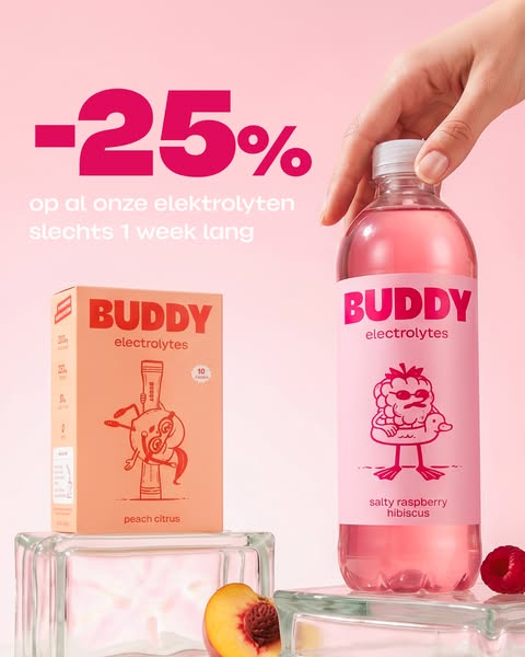 25% op al onze elektrolyten