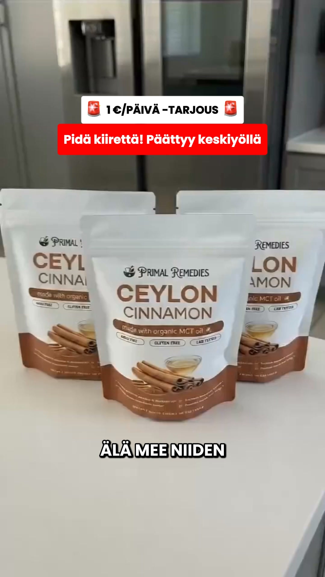 Ceyloninkaneli 7200 mg + MCT-öljy