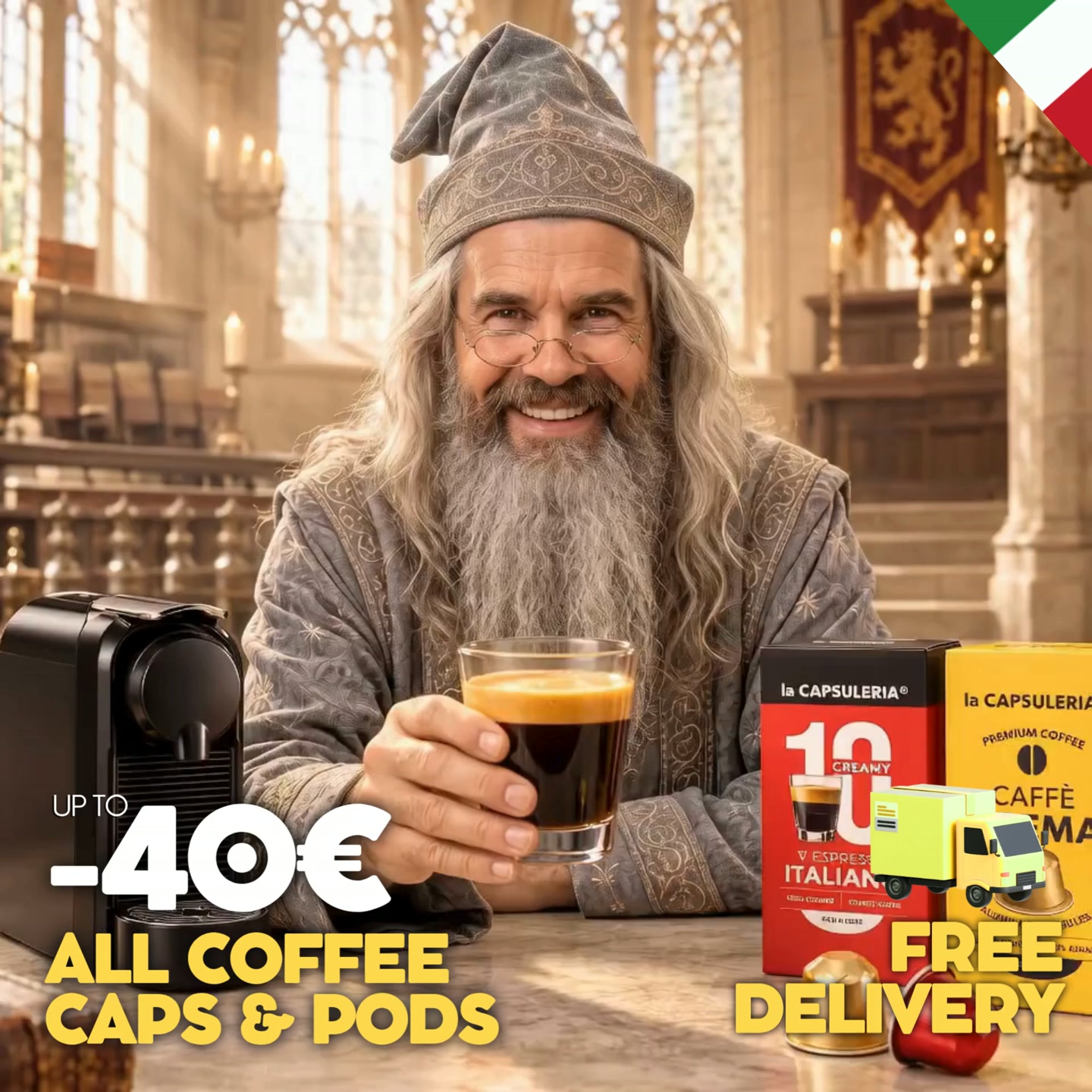 Save up to €40 + Free Delivery