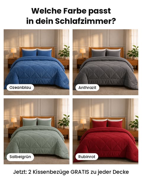 Nur noch kurz: 2 Kissenbezüge GRATIS