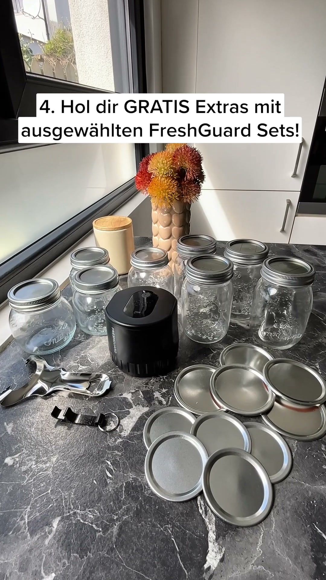 Verwandle jedes Glas in einen luftdichten Behälter
