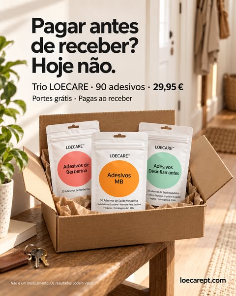 Trio LOECARE: pagas ao receber