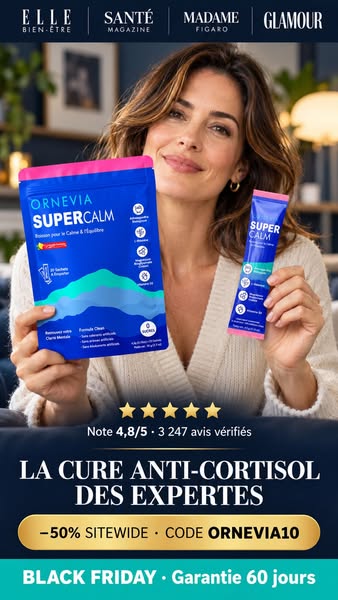 Black Friday Ornevia : −50% + Cadeau