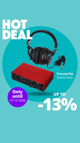 Focusrite October Deals