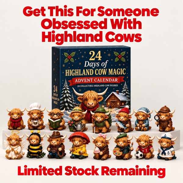 24 Days of Highland Cow Magic