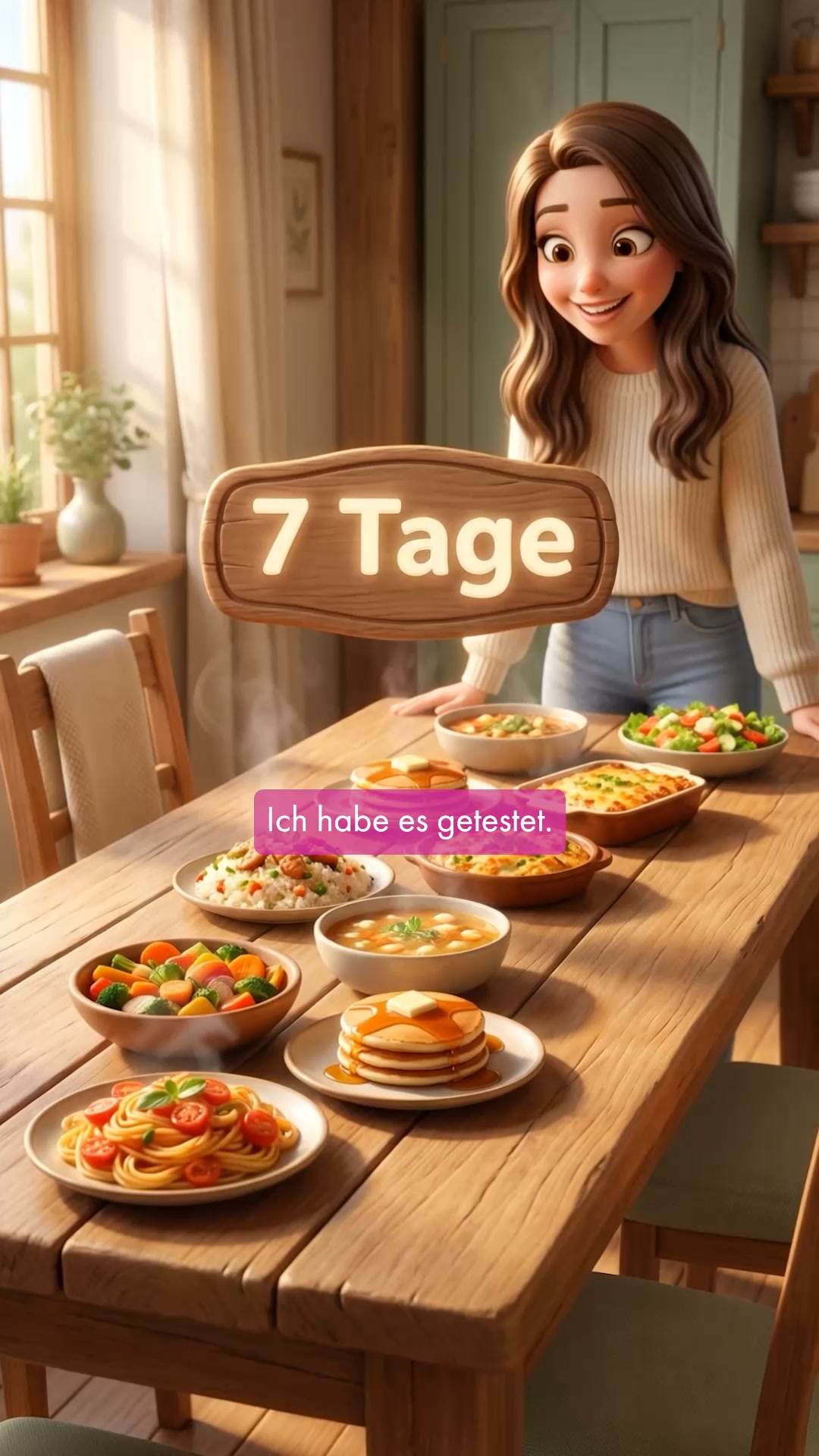 Nie wieder die Frage: "Was koche ich morgen?"