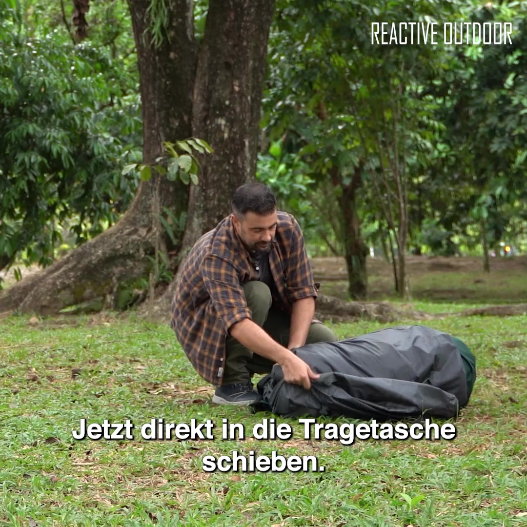 Fantastisches 2-Schritt Schnellaufbau-Kabinenzelt!