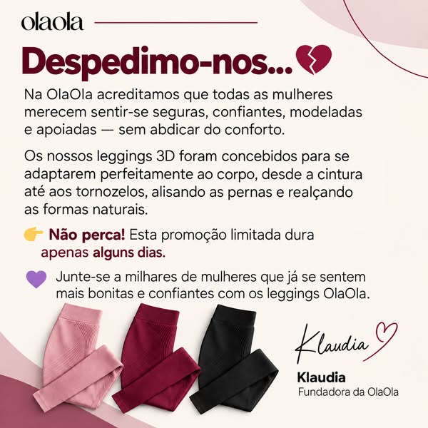 Carta da fundadora: últimas unidades da coleção de verão, 2 pares pelo preço de 1 durante alguns dias