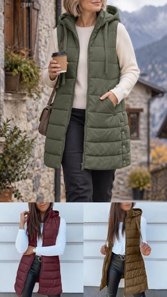 Un gilet da abbinare con facilità