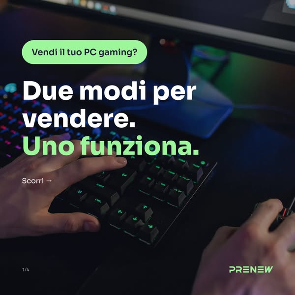 Vendi il tuo PC a Prenew