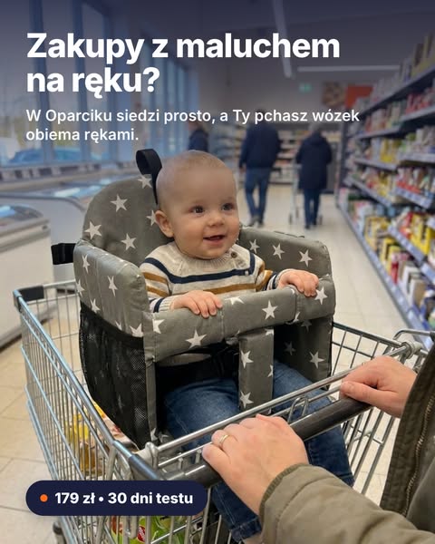 Siedzi prosto, a Ty masz wolne ręce