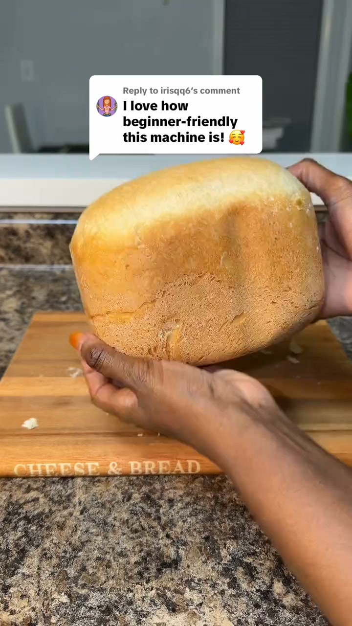 pov: you bought a bread machine and now you’re obsessed #kitchenfinds #breadmachine #bread #kitchenhacks