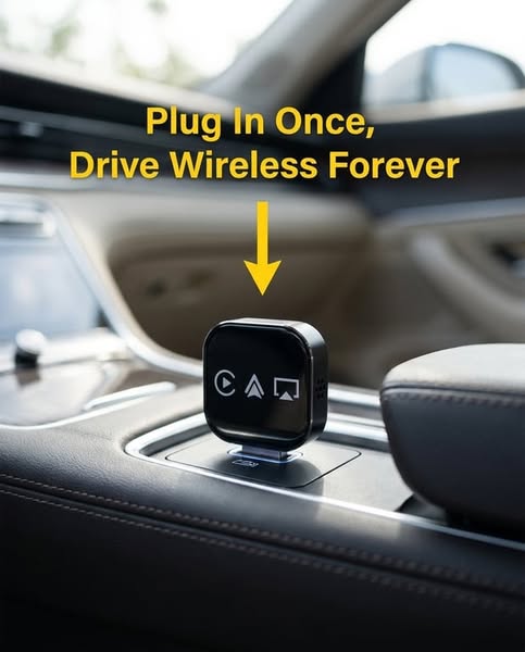 Millions Of Cars Have Wired CarPlay. This Tiny Plug Is Making Them All Wireless.