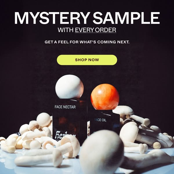 Free mystery sample with every order.