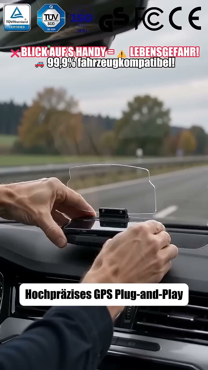 Deutsche Ingenieurskunst fürs Auto: Das TÜV SÜD-zertifizierte AR-HUD jetzt zum halben Preis!