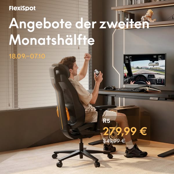 Vom 18. September bis 7. Oktober: 179,99 € statt 249,99 €.