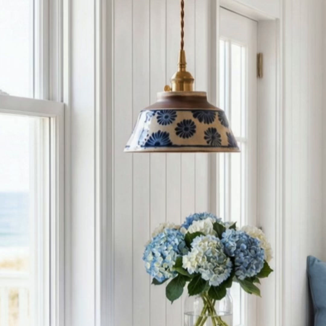 Ronja – Hand-Painted Ceramic Pendant Light
