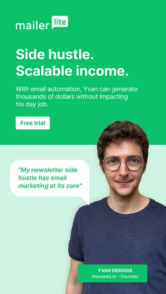 Selling digital products with MailerLite: It's love at first sale