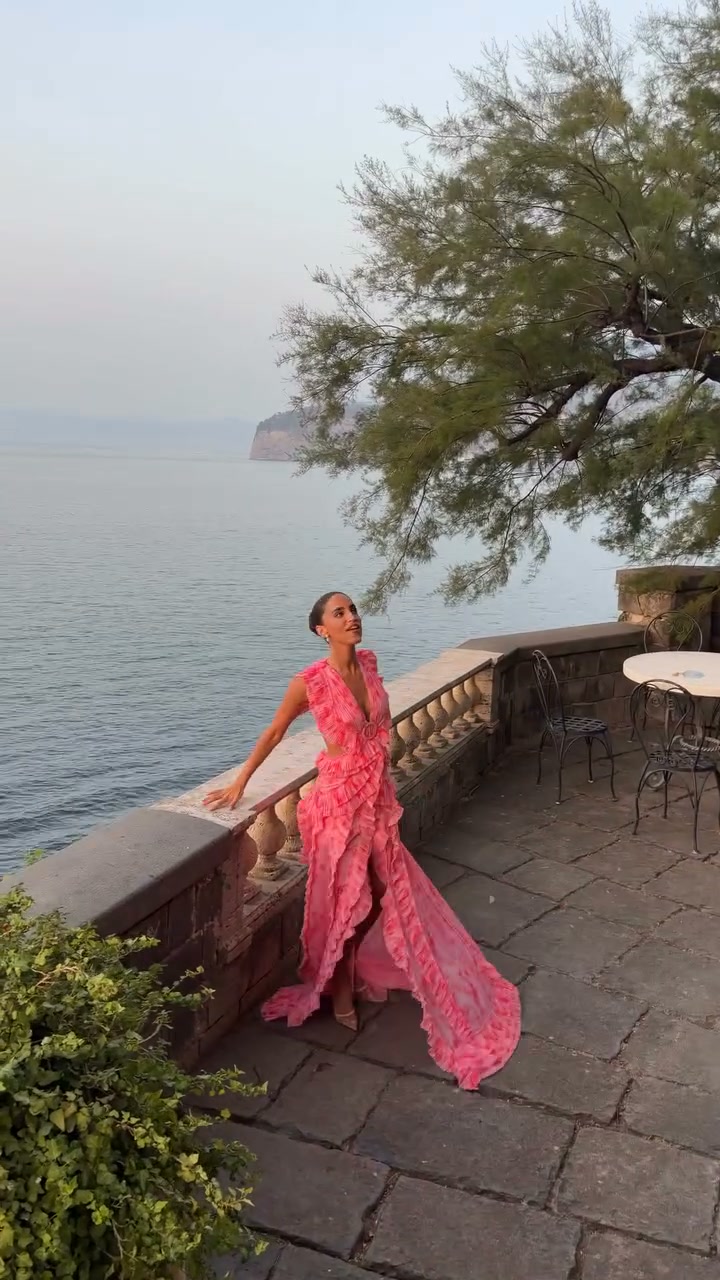 Arya Ruffle Cascade Maxi Dress