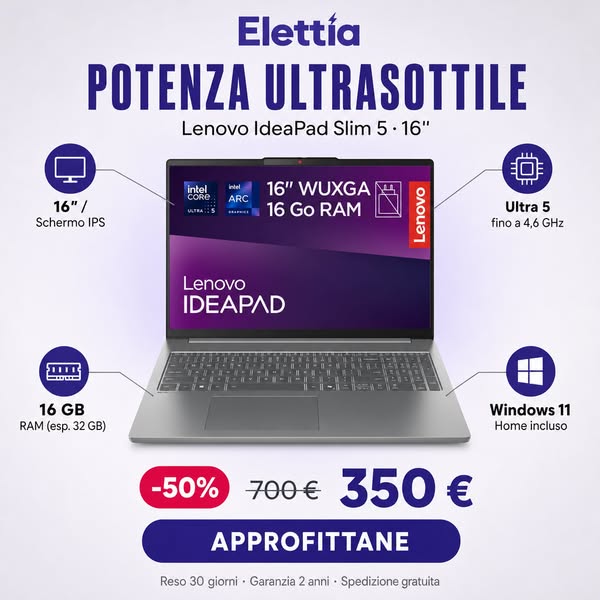 Metà prezzo, potenza intera