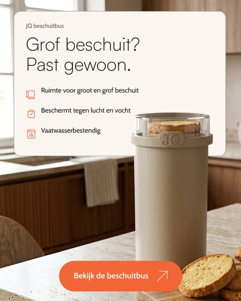 Groter beschuit? Past gewoon