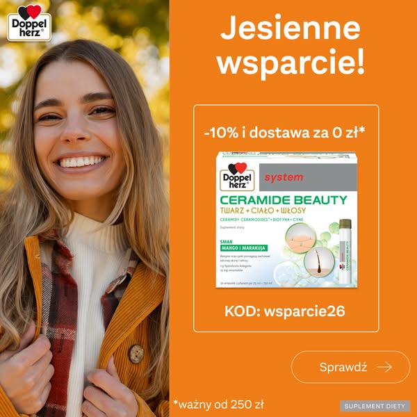 Jesienne wsparcie: -10% i dostawa za 0 zł!