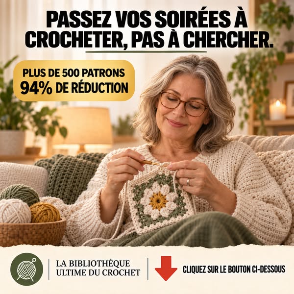 +500 PATRONS DE CROCHET ORGANISÉS AU MÊME ENDROIT