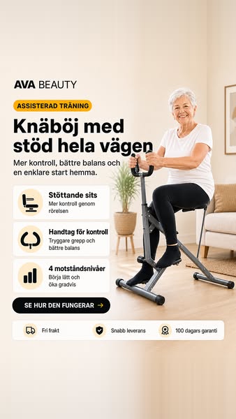 Knäböj med stöd hela vägen – enklare start hemma