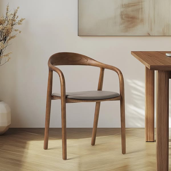 Copenhagen Dining Chair Grey Walnut Frame