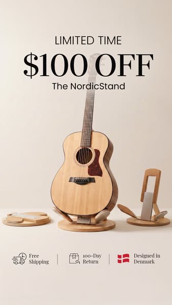 Your Guitar Deserves Better. Now $100 Cheaper.