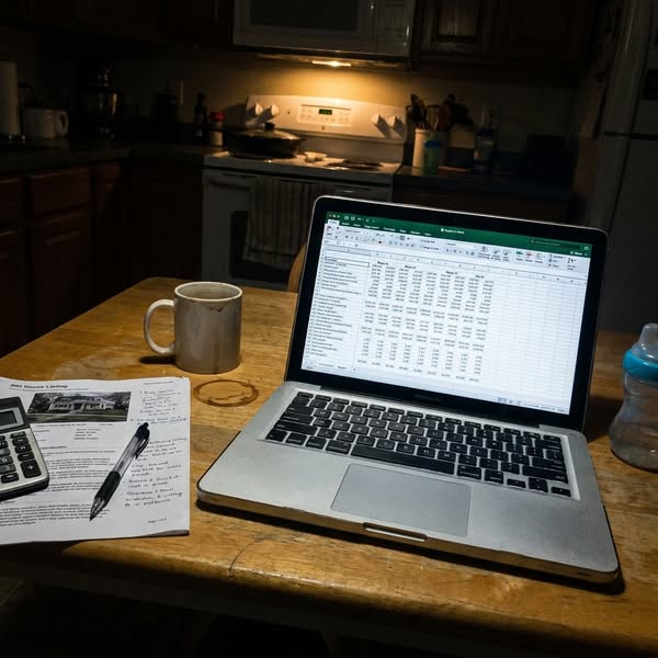 The spreadsheet cost us the house.