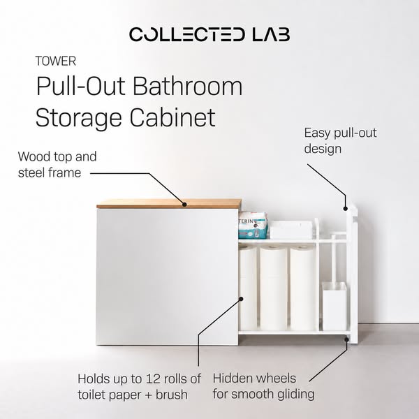 Slim Storage For Small Bathrooms