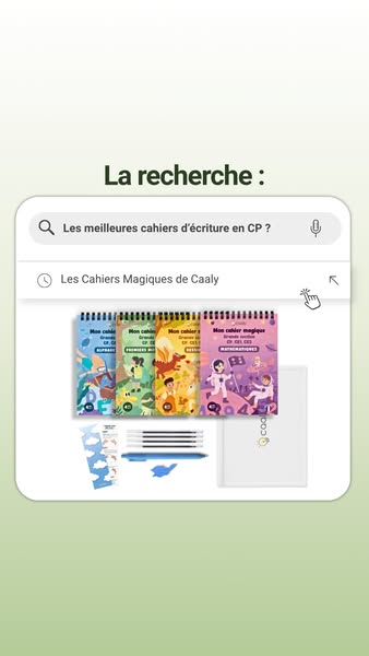 LES CAHIERS CURSIFS RAINURÉS