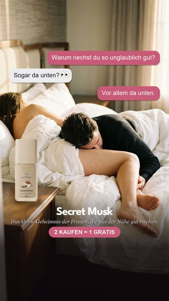 Gut riechen. Auch da unten.