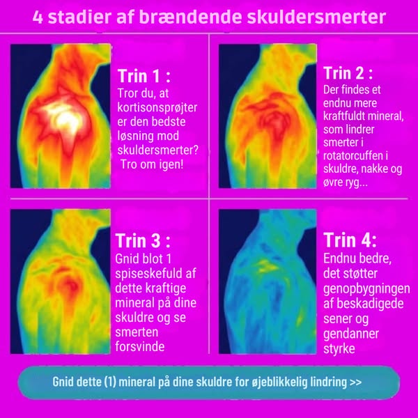 Bedste mineral til at "mindske" skuldersmerter?