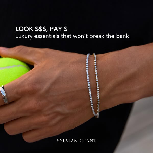 Minimal Tennis Bracelet