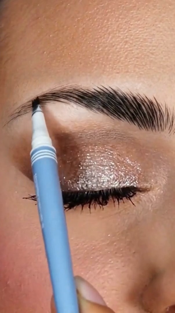 Stop drawing fake, blocky eyebrows that smudge off the second you sweat!