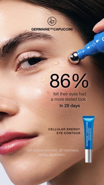 86% felt their eyes had a more rested look in 28 days ¹