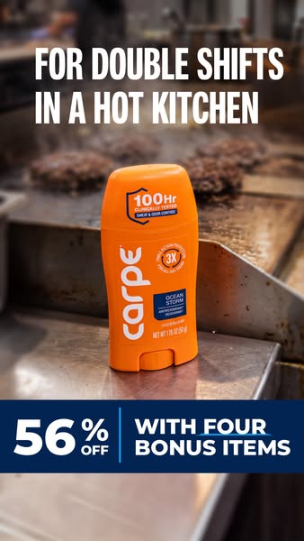 Don't sweat it - Carpe's got you covered!