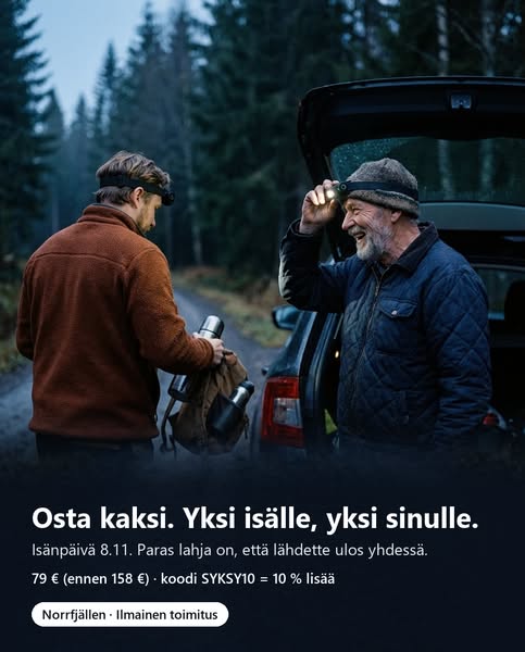 1 000 lumenia. Jopa 69 tuntia.