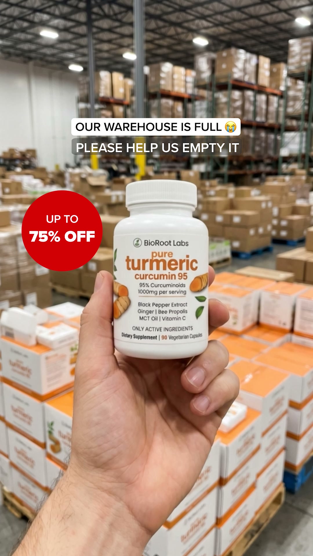 Clinically Dosed Turmeric with No Fillers