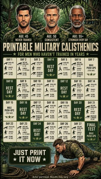 28-Day Calisthenics Challenge