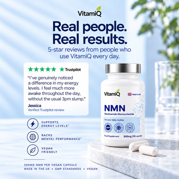 Premium NMN. Made in the UK.