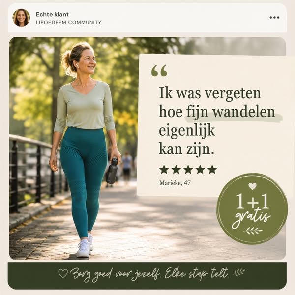 Lipoedeem vraagt andere ondersteuning