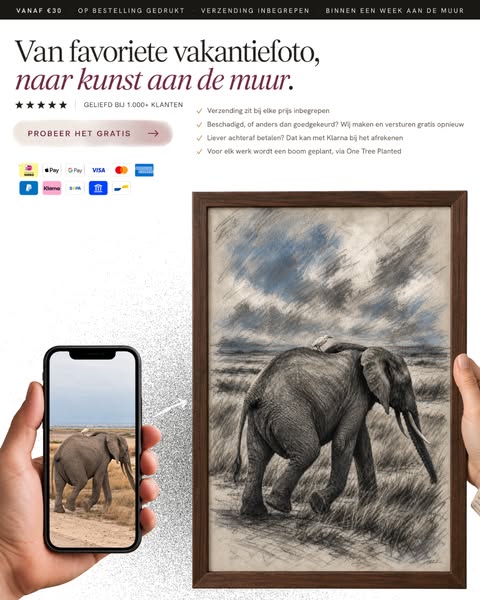 Van vakantiefoto naar kunst