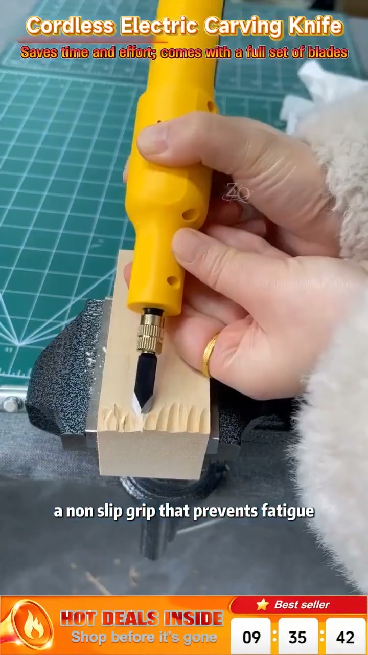 Portable Cordless Electric Wood Carving Kit