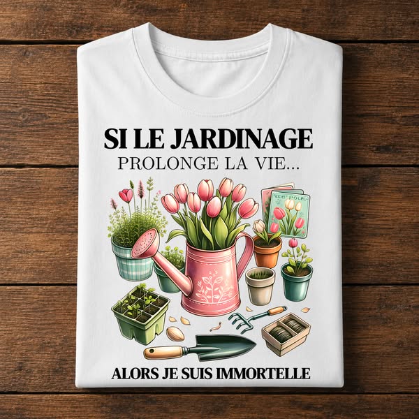 T-Shirt Jardinage Amusant